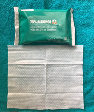 Load image into Gallery viewer, 75% Alcohol Disinfectant Wet wipes 10 Packs of 10 wipes