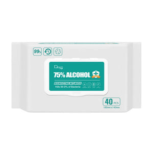 75% Alcohol Disinfectant Wet wipes 2Packs of 40 wipes